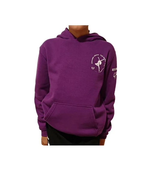 Sudadera capucha morado