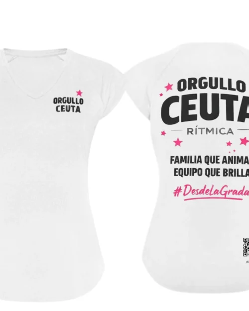 Camiseta afición femenino Ceuta